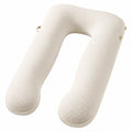 Cojín de embarazo en U 140 cm acolchado beige para descanso corporal