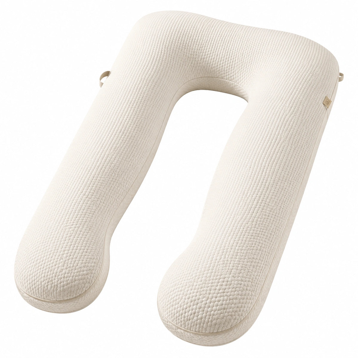 Cojín de embarazo en U 140 cm acolchado beige para descanso corporal